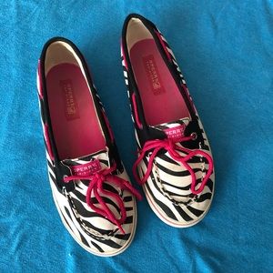 Zebra pattern Sperry Top-Sider